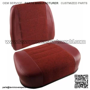 (2pc.) Maroon Seat fits White Tractor 2-105 2-135 2-155 2-180 2-85