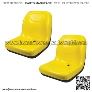 Set of Two New Yellow Bucket Seats VG11696 Fits John Deere Fits Gator
