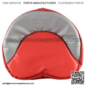R4536 Red & Grey Tie Pan Seat Cover Fits Ford Tractors NAA Jubilee 600 800 900