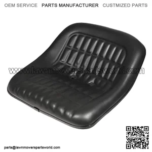 Pan Seat 19" Cushion w/ 7" Spacing Vinyl Black Fits Ford 4000 3000 2000 6600 411