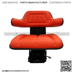 Height Adjustable Red Wrap Around Seat for Lawn & Garden Tractor Mower