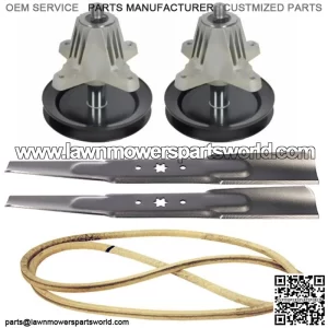 Deck Spindle Blade Belt Kit Fits MTD Fits Sears Fits Craftsman T1000 T1200 T1400