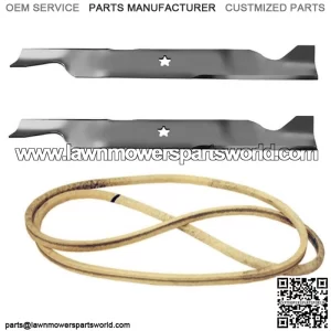 Deck Blades & Belt Combo Kit for Craftsman 46" 405380 405143 403107