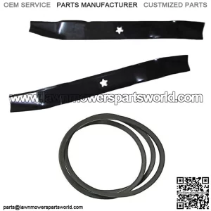 Blades & Belt Combo Fits Craftsman LT1000 42" Deck 24690 138971 144959 422719