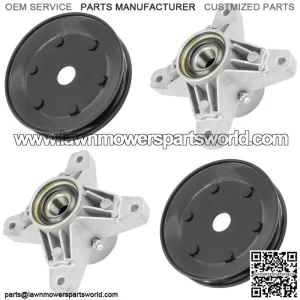 Deck Spindle w/ Pulley for Cub Cadet 213 2130 2135 214 190-214-100 38" 42" 2x