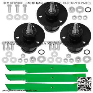 Bush Hog 48" EFM480/FTH480/72" FTH720 Deck Spindle Blade Kit