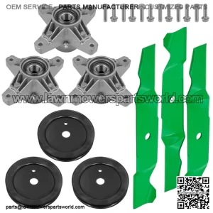 54" Deck Spindle & Pulley for Cub Cadet SLT1554/GT2554 - 918-04426, 756-3096