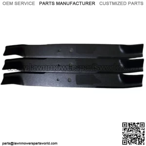 24-1/2" GRAVELY/EXMARK/FERRIS SCAG 481-709  LAWN MOWER BLADES SET OF 3  303-196