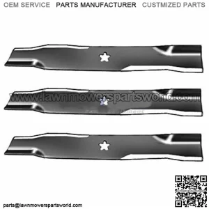 Set Of 3, Replacement Blades For Craftsman, Poulan, Husqvarna, Blade