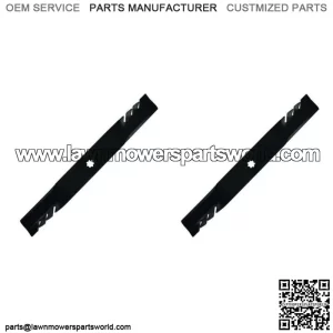 (2) Oregon Gator Mulching Blades for John Deere Z225, Z235, LA125, LA135 42"