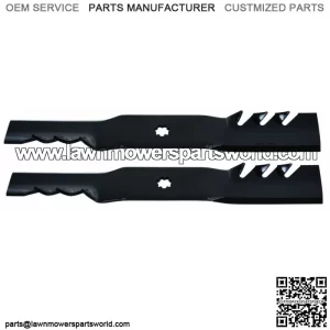 (2) PACK 42" Gator Mulch Blades for John Deere Z225 Z235, LA125, LA135 592-615