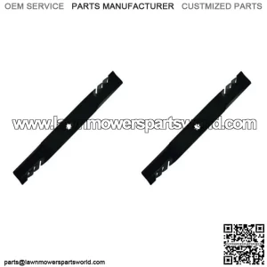 (2) 42" Mower Deck Blades for John Deere AM137333, D110, D120, D100