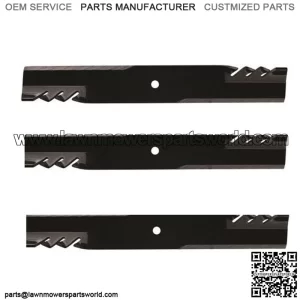 3PK Oregon 396-743 Gator Blade for 72" replaces John Deere M142514 M141669