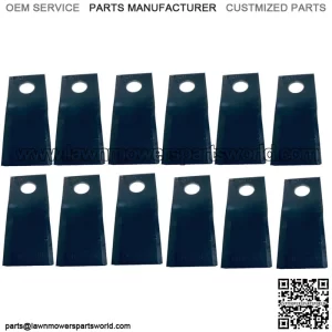 John Deere Original Equipment Mower Blade (Set of 12)- FH323281,12