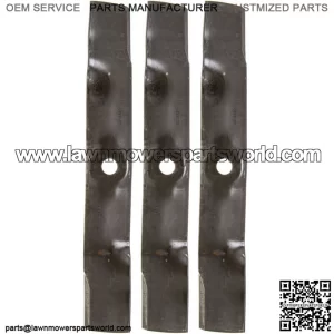 John Deere UC22009 Mower Blades 3-Pack 48" Deck GX 325 355 X 300 320 LT 180 Z425