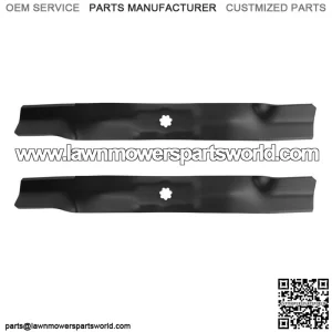 2 Mower Blades for John Deere AM141034 M154062 LA120 42 Inch Deck High Lift