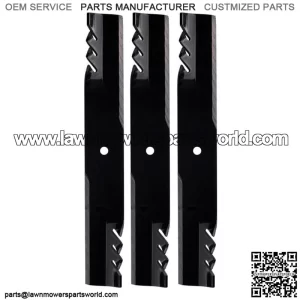 Oregon 396-706 Gator G6 Blades for John Deere 325 335 345 425 445 w/ 54" 3-PACK