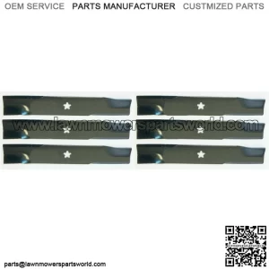 6 Blades for Husqvarna, Snapper, Yazoo: 539113425, 575296401 & More. 16-1/4"