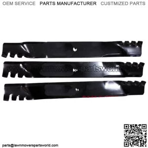Set of 3-72" Predator mulching mower blades to fit husqvarn   47-112 Yazoo Kees