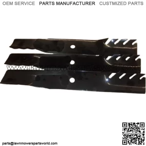 LOT OF 3 STENS 302-618 SILVER STREAK TOOTHED BLADE FITS ENCORE WORLDLAWN 823004