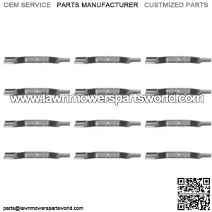 12 Pk Rotary 6432 Blade 20-1/4"X 5/8" Left Hand Cut High-Lift Fits Woods