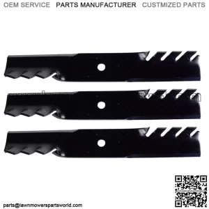 3 Gator Toothed Mulching Mower Blades fit Gravely ZT 00273000 04919100 48" Deck