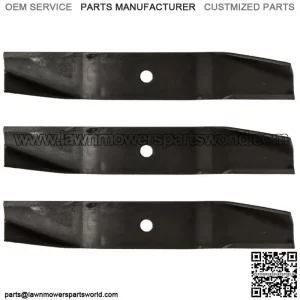 3PK OEM Ariens Gravely 1540 1844 1944 2044 Zoom 40 44 48 52" Deck Mower Blades