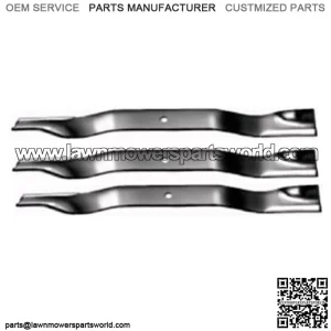 Set of Three HD Replacement Blades for Gravely 72" Cut Mowers  08983800  0.240"