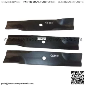 Gravely 40" mower high lift blades (3) NOS 21304100 053216