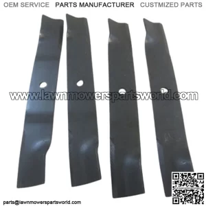 4 Hi-Lift Mower Blades 00450300 For 52" Deck, Bobcat Bunton 00273100, 355-061