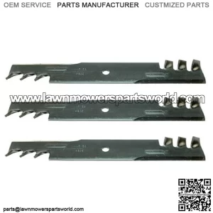 3 BLADES Mulching Fits Ariens Ikon Mower 52 XD with 52 inch Deck