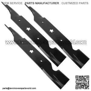 18.5-Inch x 5-Point Star 54-Inch Notched High Lift Blade for Husqvarna & Poulan Mowers