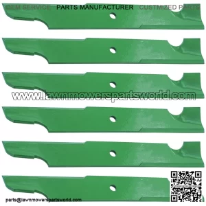 18.75-Inch x 5/8" Circle Hole 54" Notched High Lift Blade for Bad Boy Mowers