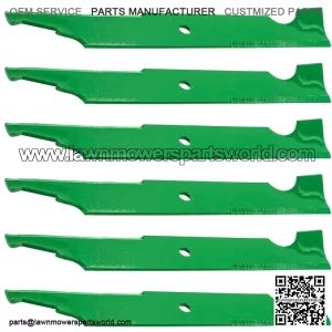 18.625-Inch x 5/8" Circle Hole 54" Notched Air-Lift Blade for Bad Boy Mowers