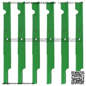 24.5-Inch x 5/8" Circle Hole 72" Notched High Lift Blade for Bad Boy & Toro Mowers