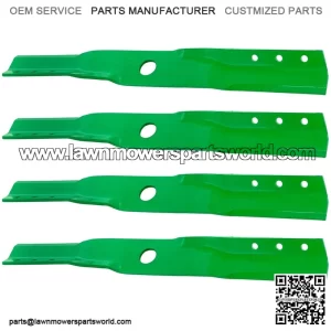 19-1/2" x 1" Circle Hole High-Lift Blade ÿ Fits 38" Deck Snapper Mowers