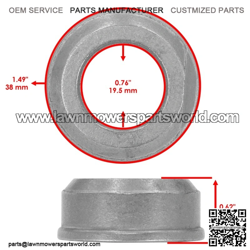 Wheel Bushing Tilden RTNR for Land Pride AT2560, AT3590, FD2560 ÿ Part #53-164 / BF-1506 - Image 2