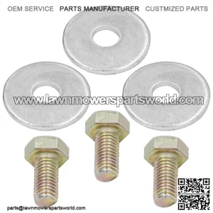 04001-121 04043-06 Deck Spindle Blade Bolts & Washers Kit for Scag Freedom Z SFZ48 Mower