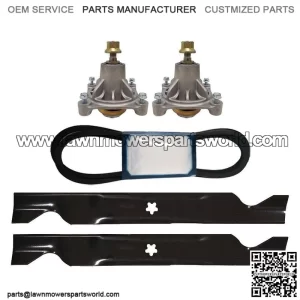 Deck Rebuild Kit With Blade Spindle Belt For Husqvarna RZ4623 Z246 RZ4619 46 Inch