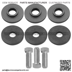 Simplicity 7114 7116 7117 7119 7790 912 914 42" 48" Deck Blade Bolt & Washer