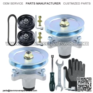 Durable 121-0751 Spindle & 125-5574 Pulley Set - Mower Replacement Kit