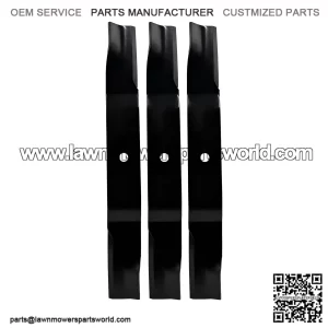 561163B 3-Blade Set ?C Fits 61" Bobcat Mowers, Replaces 112111-03, 438-0002-00, 50-3050, and 71440006