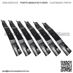 61" Mower Blade Set (6 Blades) ?C Compatible with Bobcat/Ransomes & Many More, Replaces 112111-03 and 438-0002-00