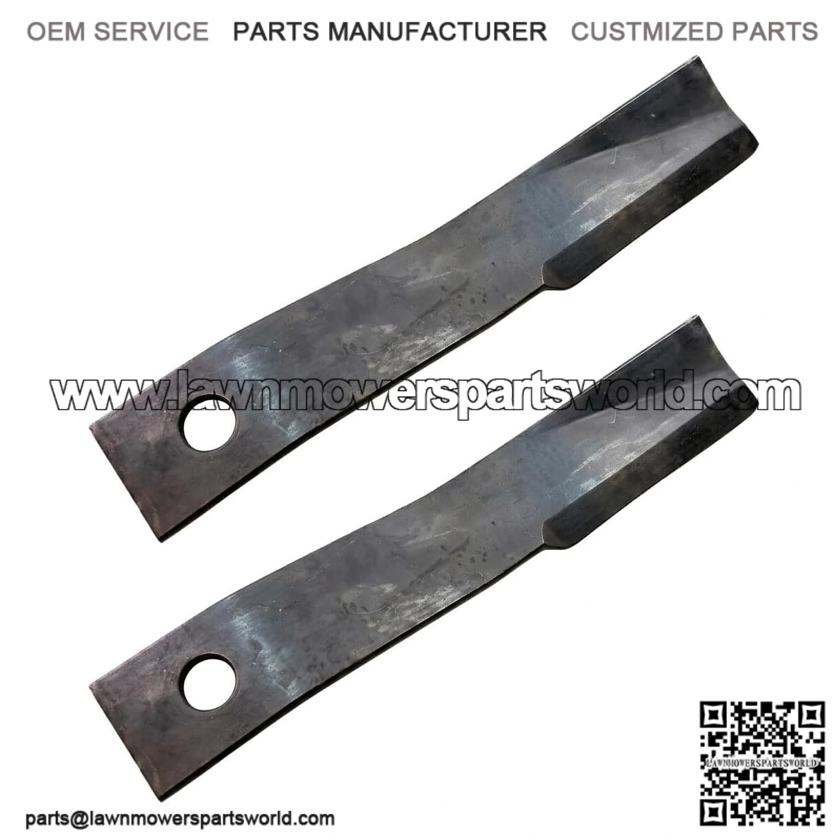 11150 & 11150BH 2-Piece Blade Set ?C Fits Bush Hog Light/Medium Duty Cutters 105, 126, Flex-Wing Heavy Duty 2010, 12010 Series, RB60, and SQ600-3