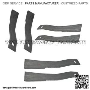 Rotary Cutter Lift Blade Set ?C Compatible with Bush Hog Flex Wing Cutters 7555, 7556BH, and 11150