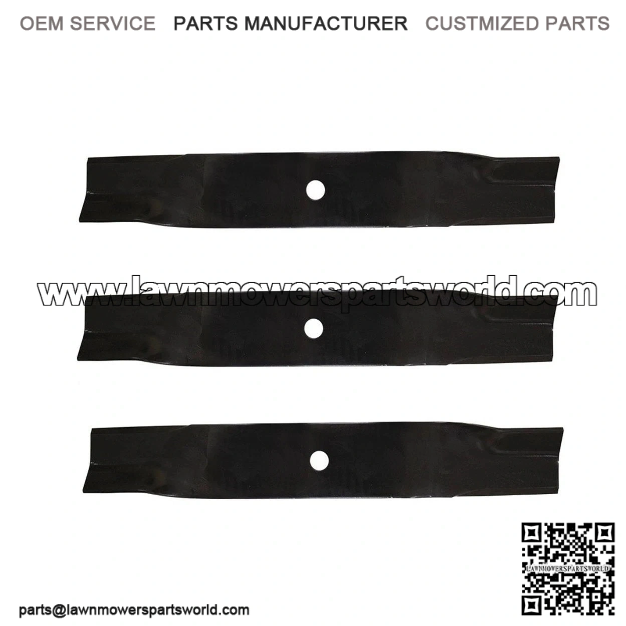 Mower Blades 3-Pack ?C 942-04416 for Cub Cadet, Replaces 01005337, 02005018, and 742-04416