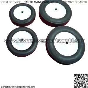 Lawn Boy Steel Ball Bearing Wheels Set ?C Includes 2 x 8" and 2 x 6"