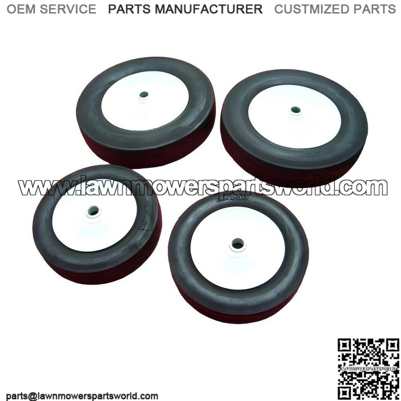 Lawn Boy Steel Ball Bearing Wheels Set ?C Includes 2 x 8" and 2 x 6" - Image 2