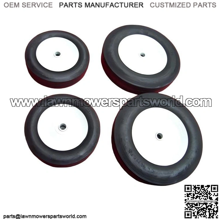 Lawn Boy Steel Ball Bearing Wheels Set ?C Includes 2 x 8" and 2 x 6" - Image 3