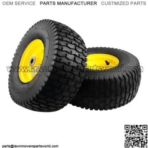 Front Lawn Tractor Tires (2 Pieces) ?C 15x6-6 ?C Fits Cub Cadet XT1 LT50, LT46, Super LT-1550, LTX-1046 KW